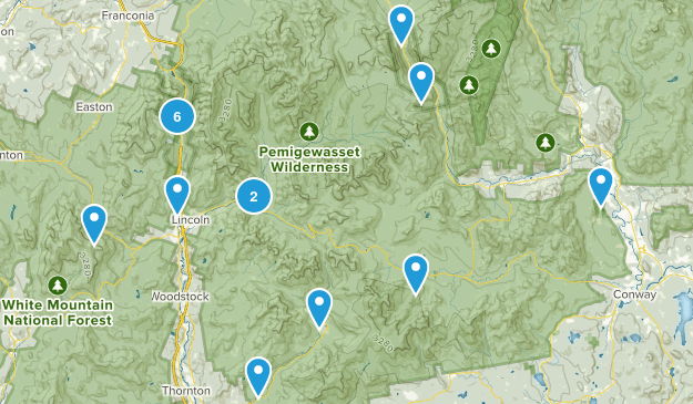 White Mountains Map
