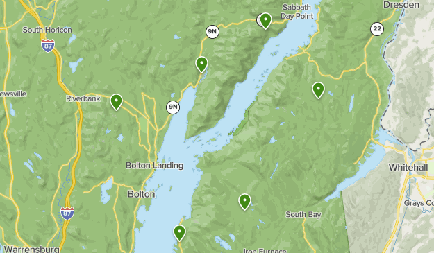 Map Of Lake George Lake George 12Ster | List | Alltrails