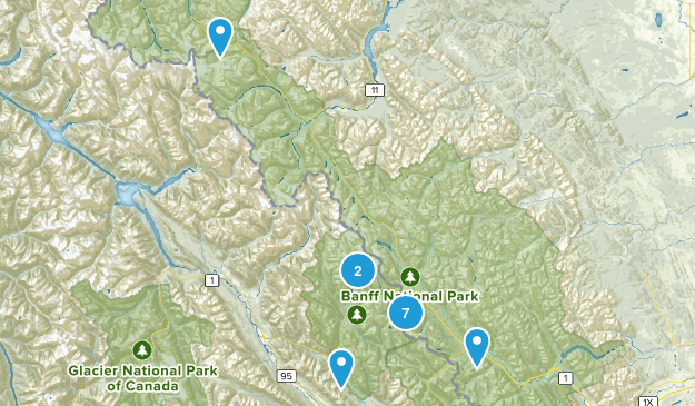 Lake Louise Map