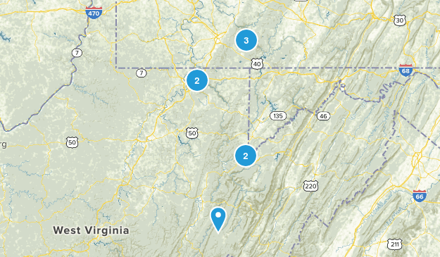Hikes to do Map