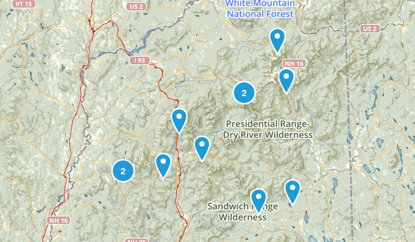Trails to hike Map