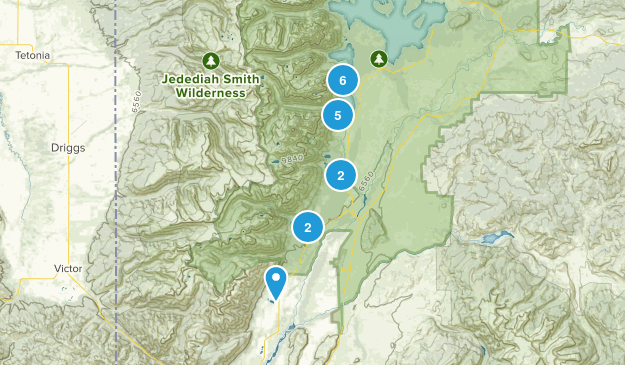 Teton National Park Map