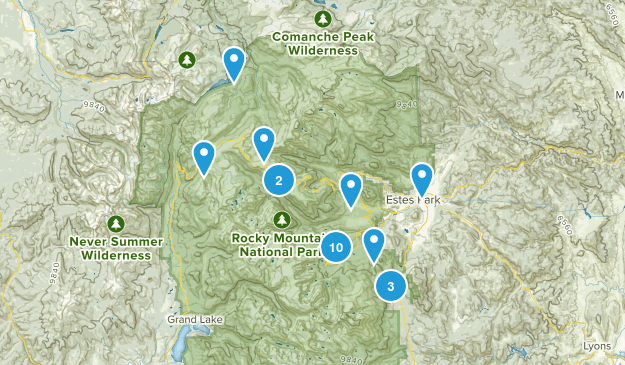 Rocky Mountain Map