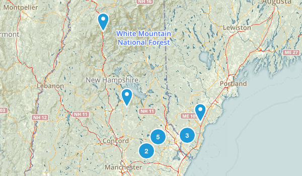 Day Hikes Map