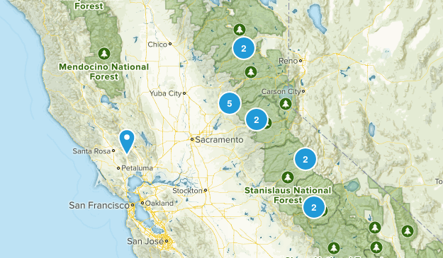 Hiking Only Map