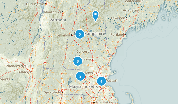 1000-2000 ft Map
