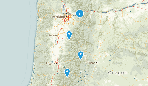 Pacific Northwest Roadtrip: Oregon Map