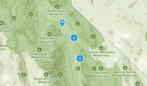 Death Valley National Park Map