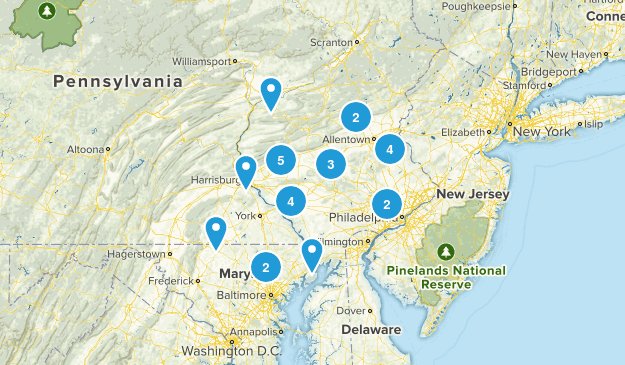 bike trails Map