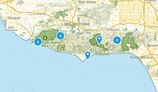 Malibu and Topanga Map