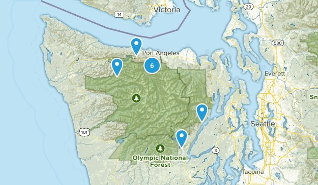 Olympic Port Angeles Map