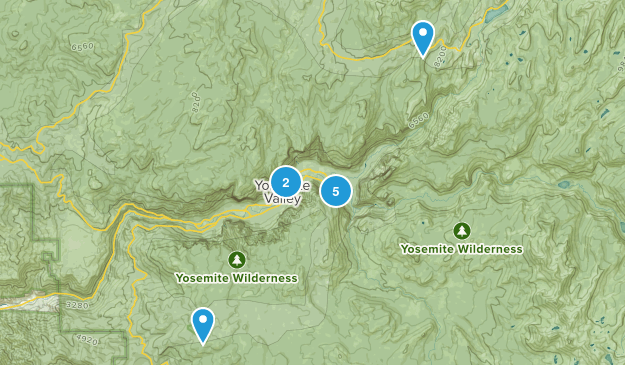 Yosemite Map