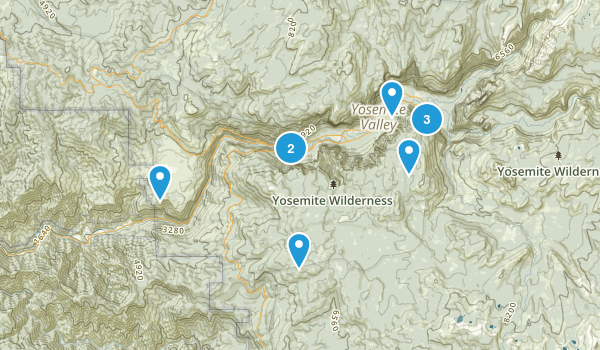 Easy-moderate Yosemite 6/11/17 Map