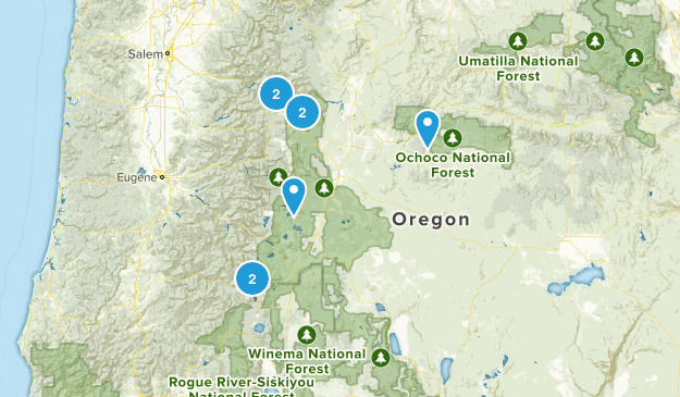 Hikes To Do 2017 Map