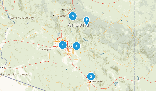 Hiking Bucket List Map