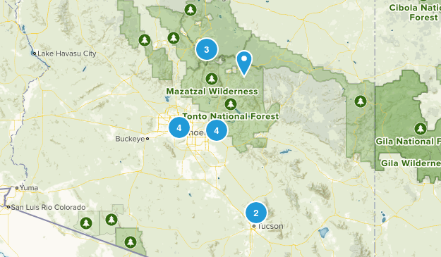 Hiking Bucket List Map