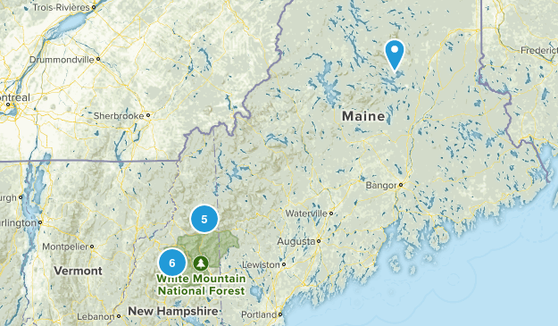 4,000 Footers Map