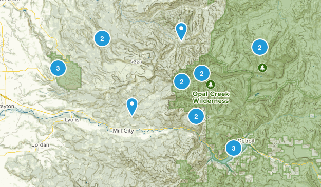 Opal Pools Camping Map