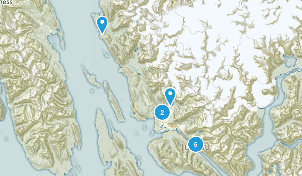 Alaska Trip Map