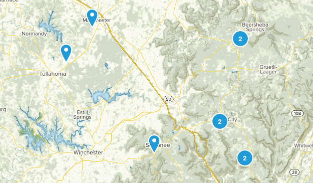 Southeast Tennessee Map