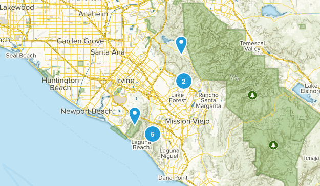 5+ Miles Map
