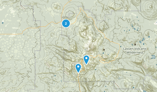 Lassen NP Map