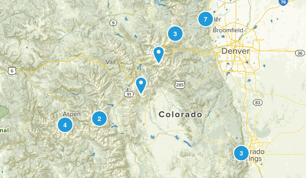 BOULDER HIKES Map