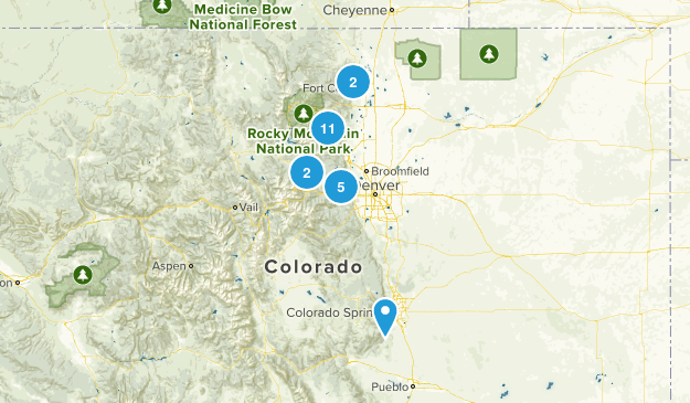 Family Hikes Map