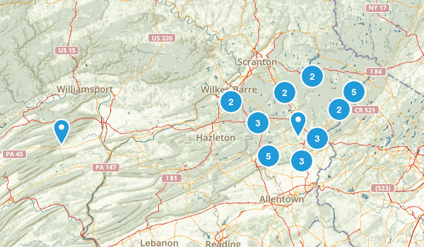 Poconos Trip Map