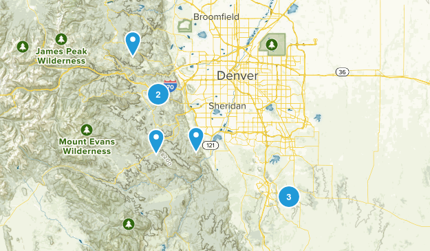 Summer Hiking (Dog Friendly) Map