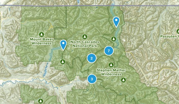 North Cascades National Park Map