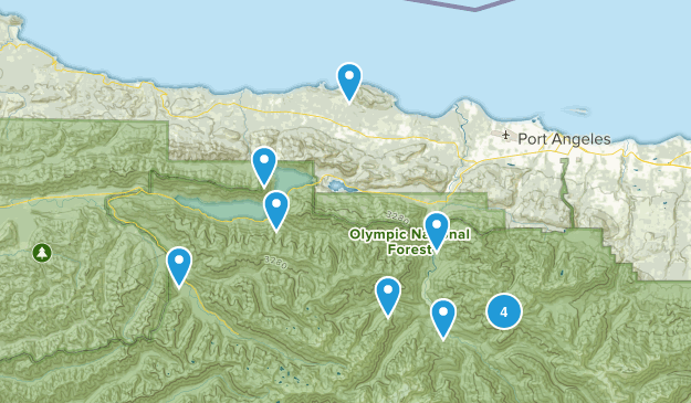 Port Angeles, WA Map