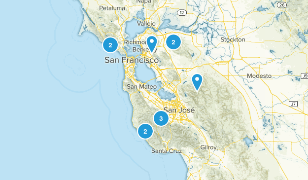 Training Hikes Map