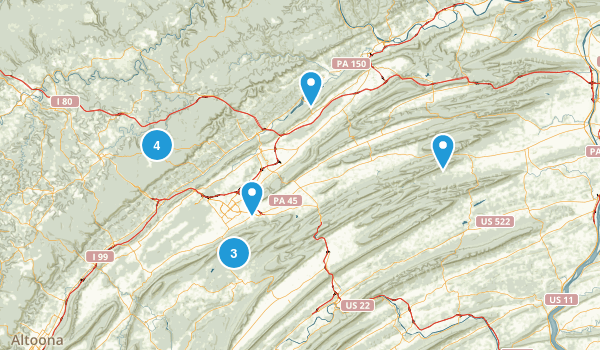 State College Area trails Map