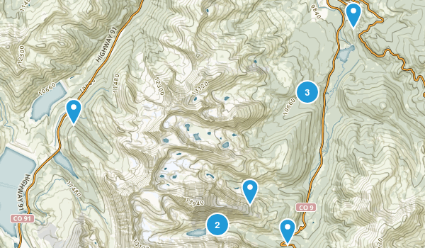 Breck Hikes Map