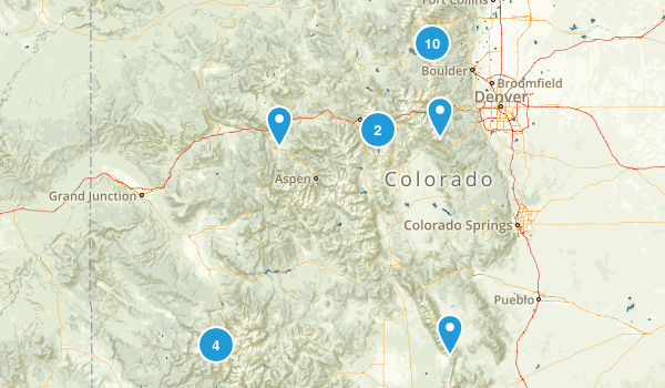 Lakes in CO Map