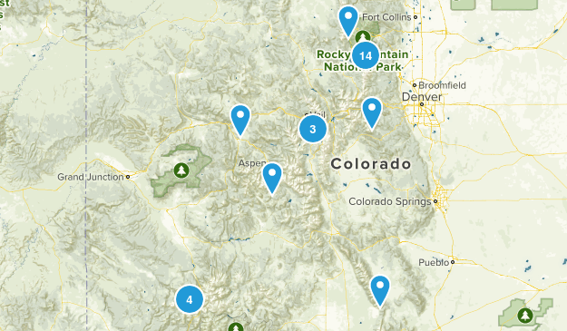 Lakes in CO Map
