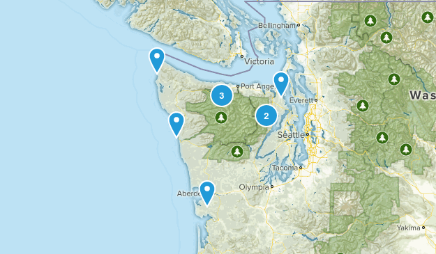 Olympic Peninsula Map