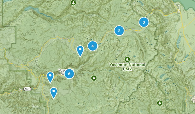 Yosemite Map