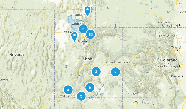 To Do Hikes in Utah Map