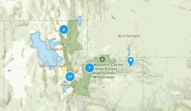 Utah Hikes Map