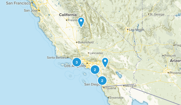 CA Hikes Map