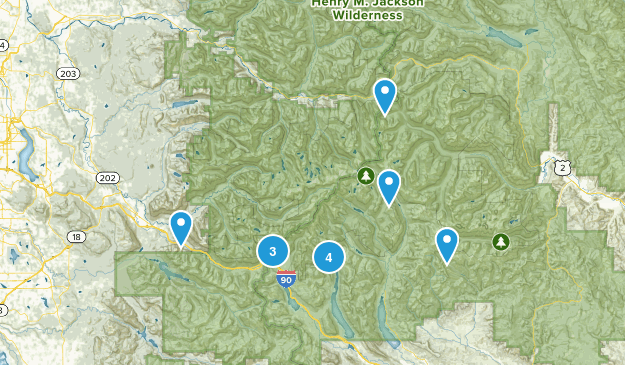 Backpacking Map