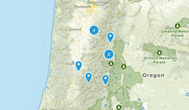 Willamette Valley + Foothills Map
