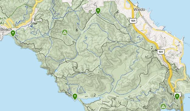 Marin Headlands Trail Map