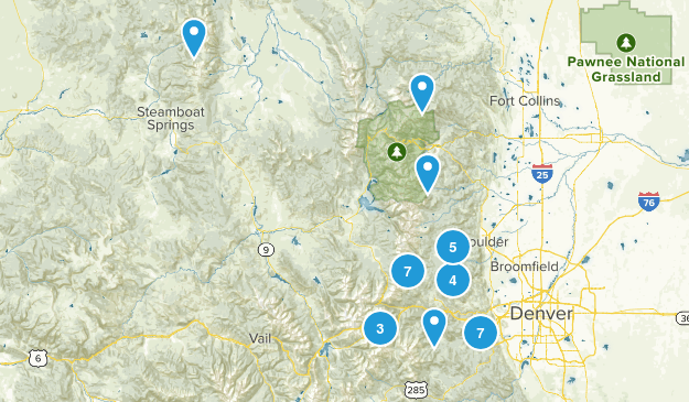 Day Hikes Map