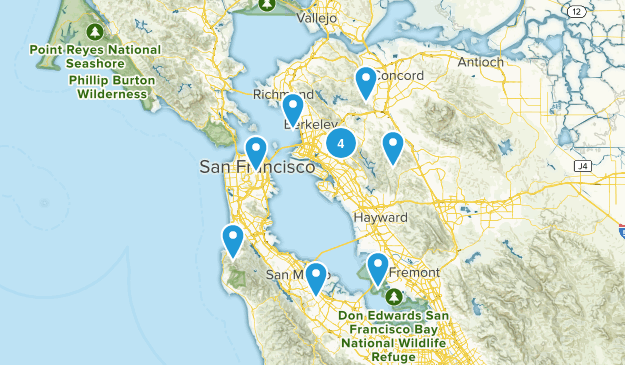 Oakland hiking DF Map