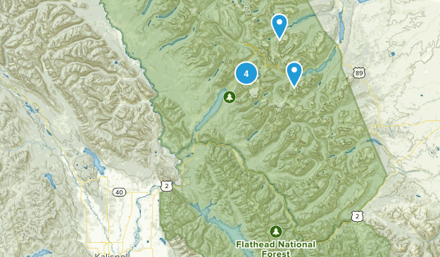 Glacier Map