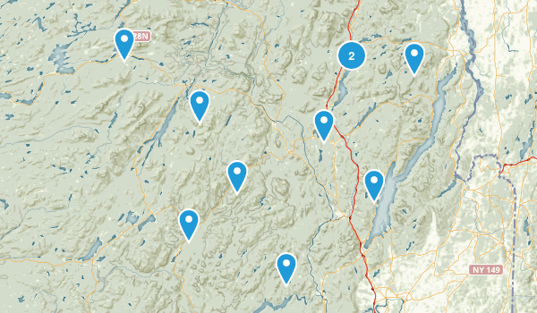 north creek Map