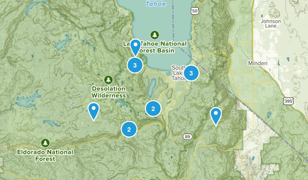South Lake Tahoe Trails Map
